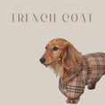 Gallery viewerに画像を読み込む, 【再入荷】DOGGY TRENCH COAT ドギートレンチコート - pawdeadogwear