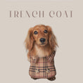 Gallery viewerに画像を読み込む, 【再入荷】DOGGY TRENCH COAT ドギートレンチコート - pawdeadogwear