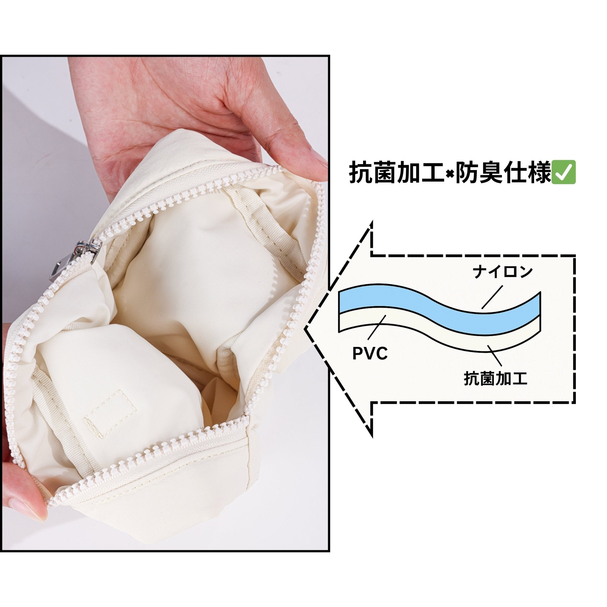 【9月30日から順次発送】ANO+ CUBIC POUCH / マナーポーチ - pawdea