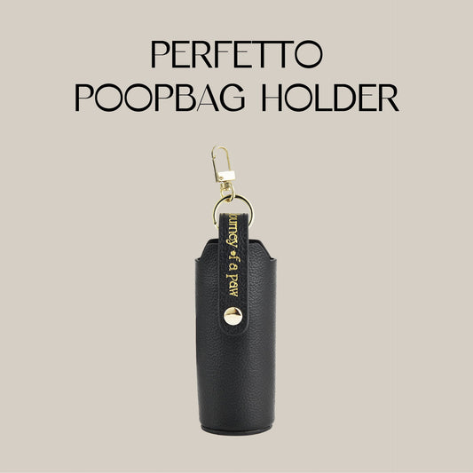 PERFETTO POOPBAG HOLDER 本革製マナー袋ポーチ - pawdeaマナーバッグホルダー